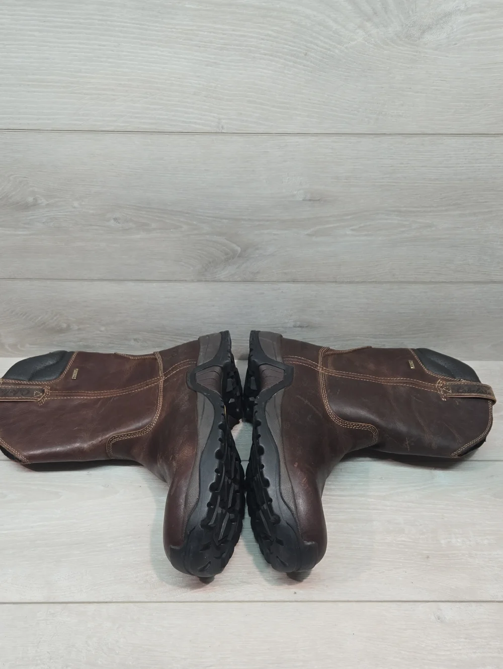 Cabelas Mens Dry Plus Leather Soft Toe 82-5533 Boots Shoes Sz 13D